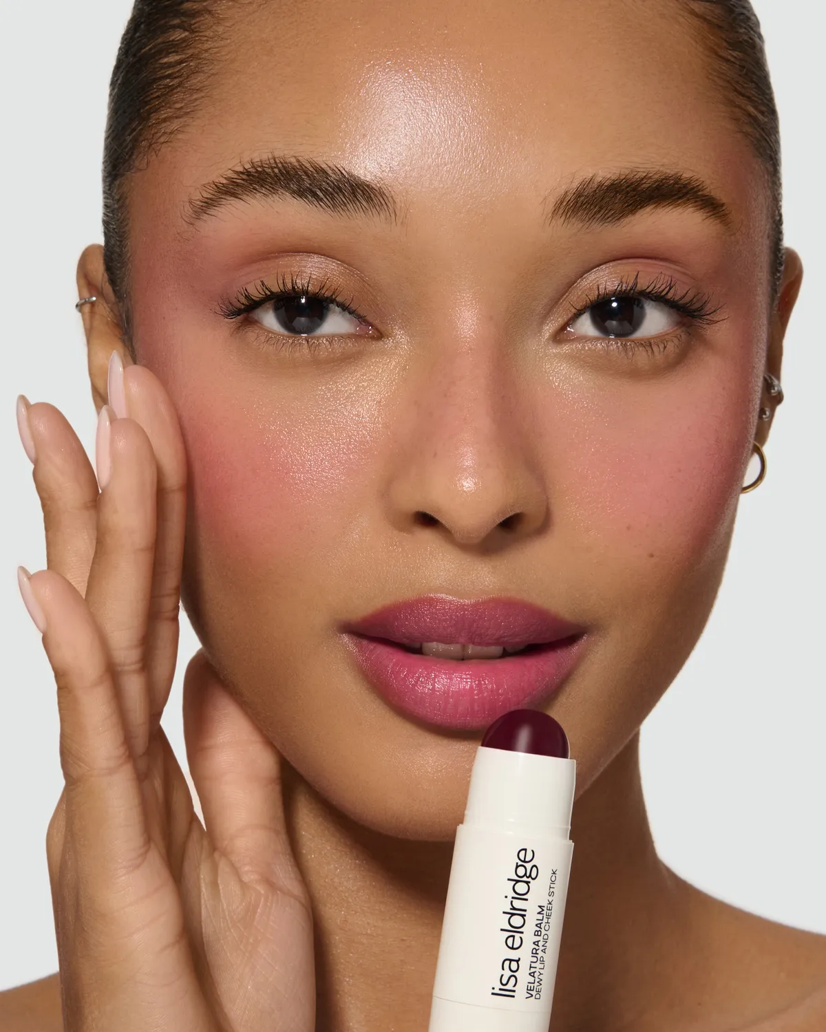 Lisa Eldridge Velatura Hellebore Heaven Stick Labbra Guance Rosa