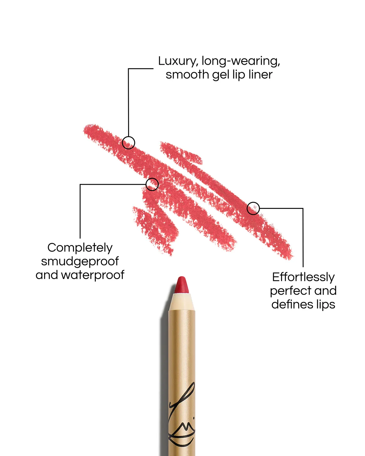Lisa Eldridge Enhance Define Matita Labbra Pompadour rosa