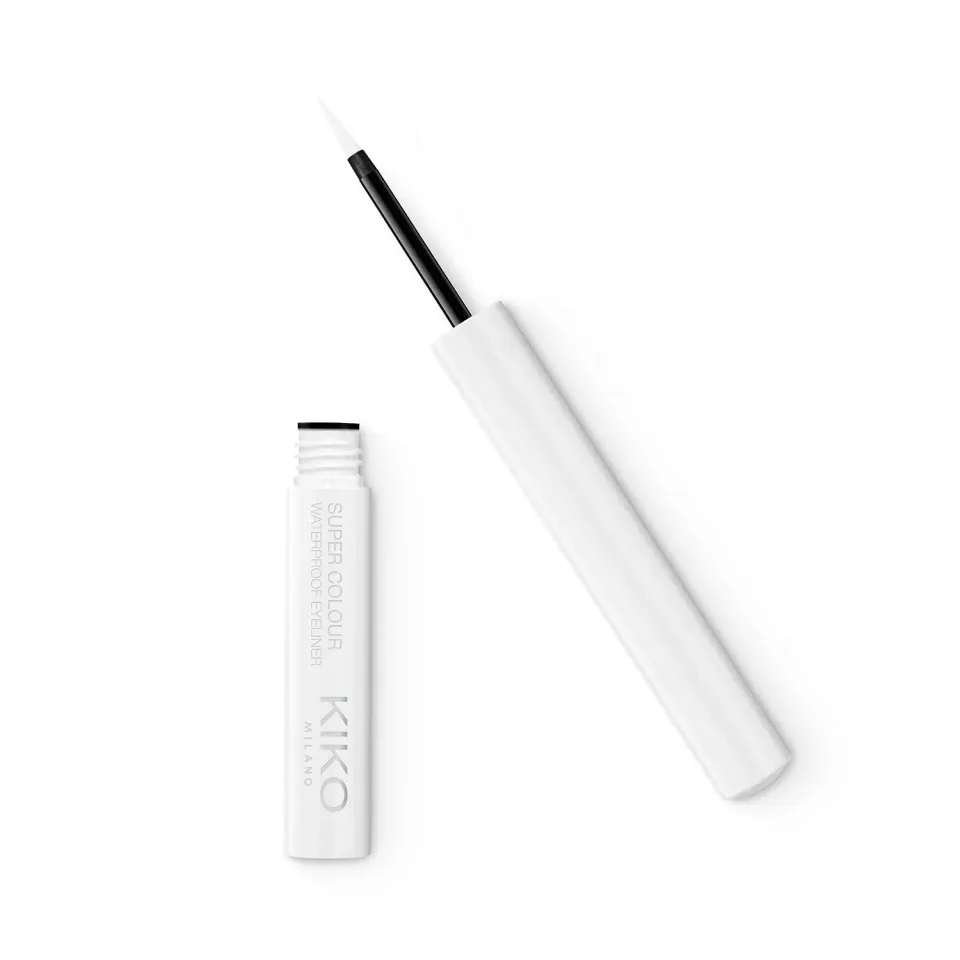 KIKO Super Colour Waterproof Eyeliner 01 eyeliner bianco