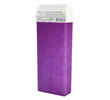 Cartuccia Cera Diamond Viola Olografica 800g Bassa T.