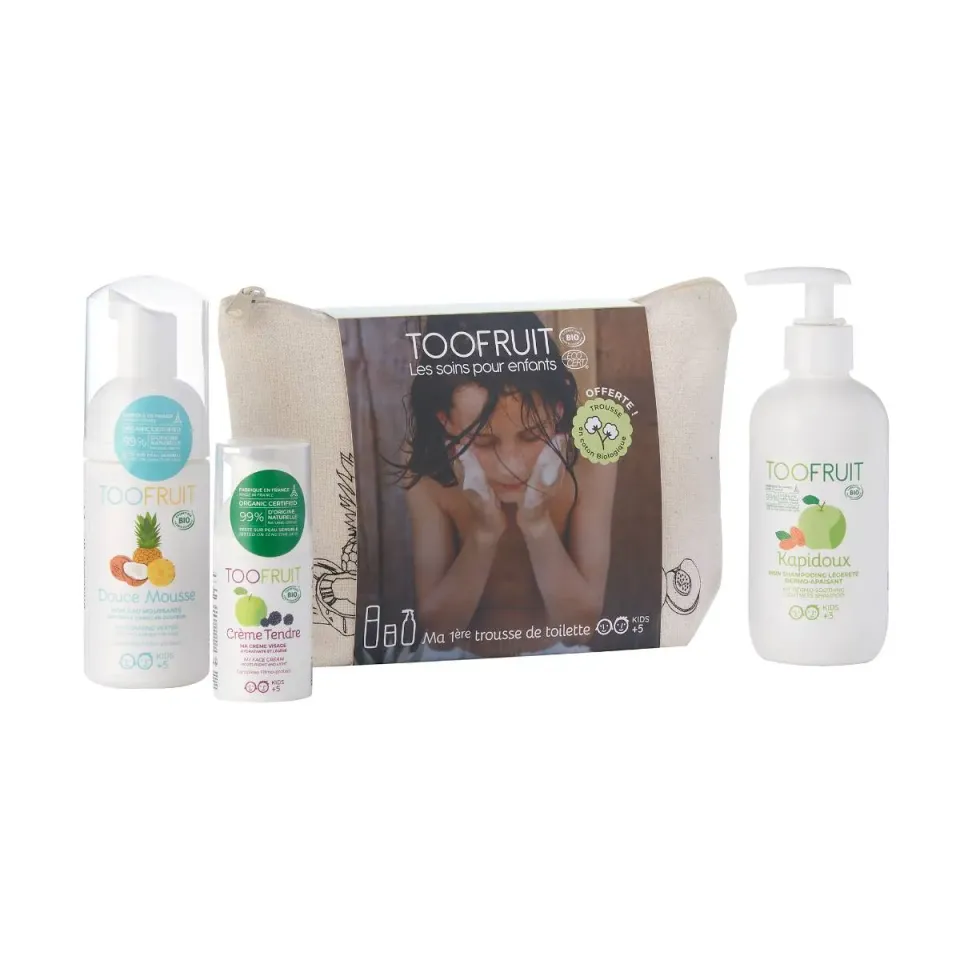 Miss W Ma 1ère Trousse de Toilette Kit Bambino Detersione Idratazione