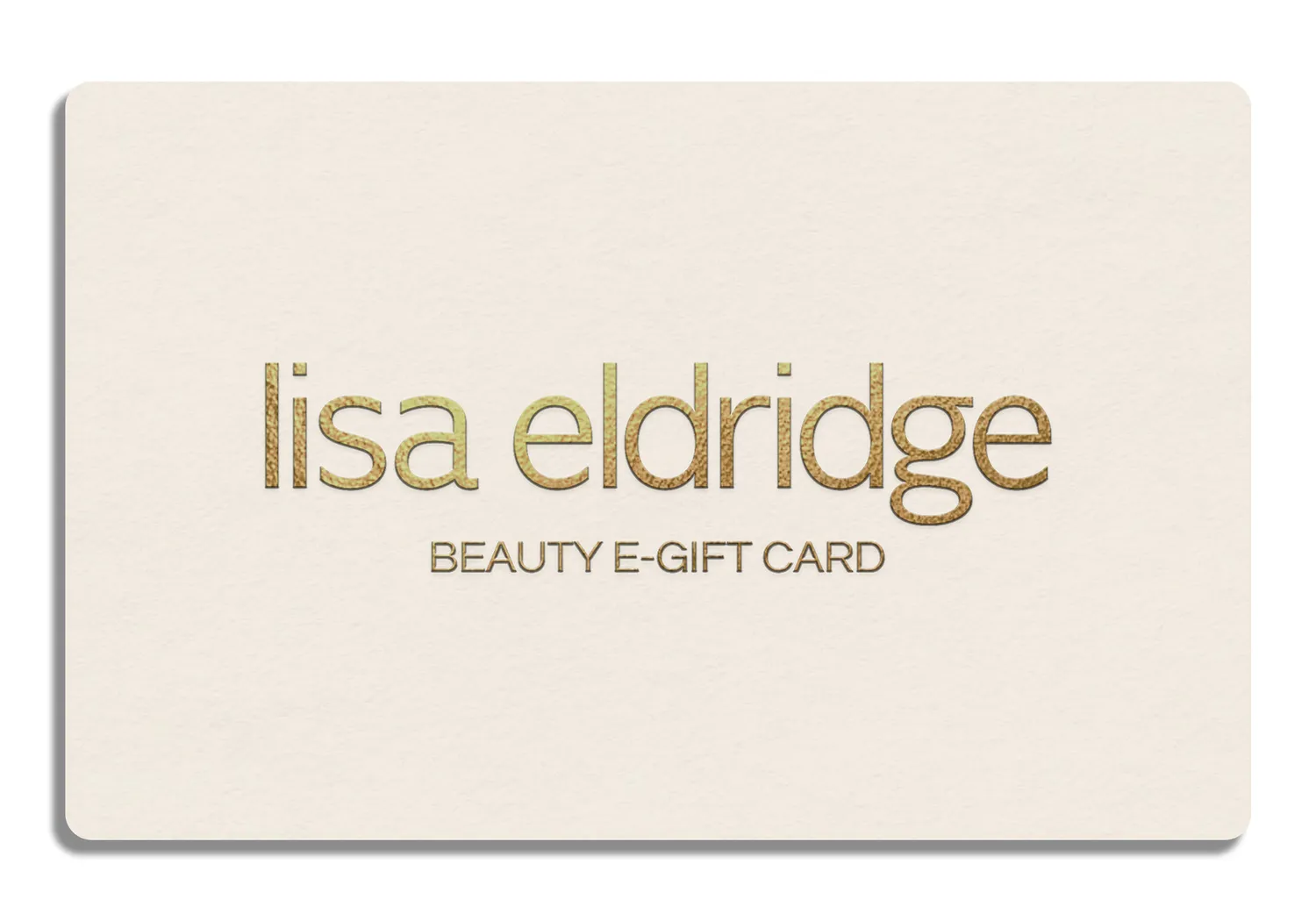Lisa Eldridge Beauty E-Gift Card carta regalo trucco digitale