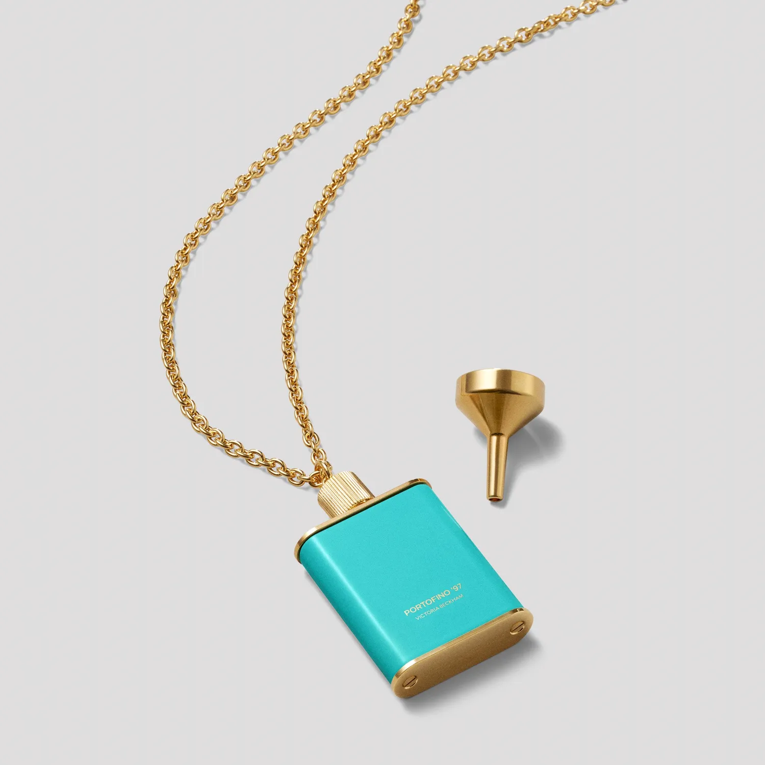 Victoria Beckham Beauty Portofino 97 collana portaprofumo oro