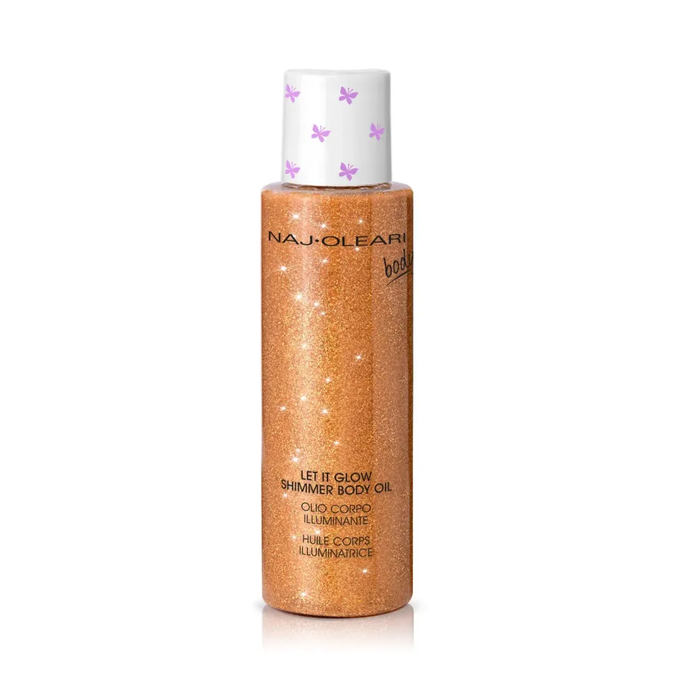 Naj Oleari Beauty Let It Glow Shimmer Body Oil olio corpo glitter oro