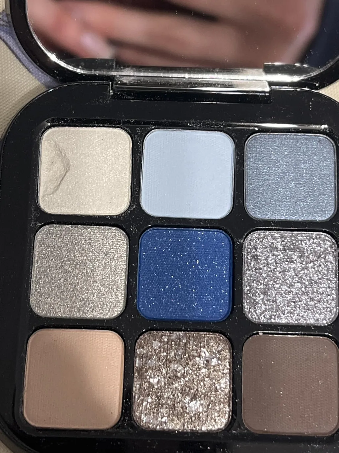 KIKO Glamour Multi Finish 01 palette 9 ombretti