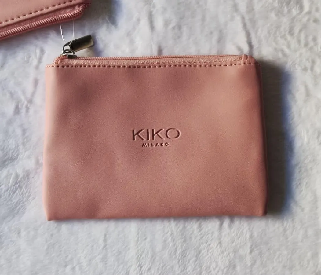 KIKO Transparent Beauty Case 002 pochette fucsia trucco