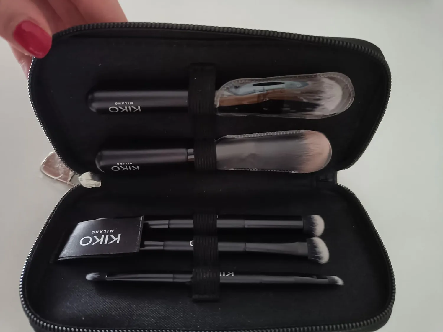 KIKO Travel Brush Set Pochette 5 Pennelli 8 Punte