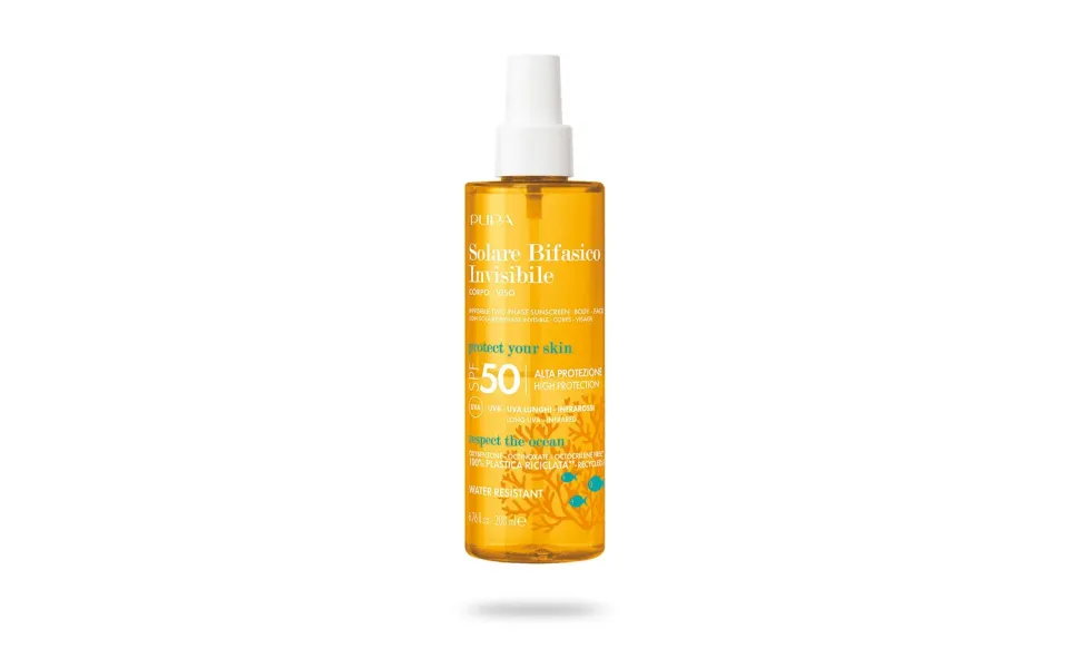 Pupa Bifasico Invisibile spray solare SPF 50 corpo 200ml