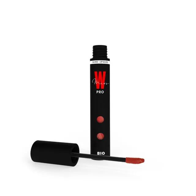 Miss W Pro gloss GLO826 nude rosa iridescente bio