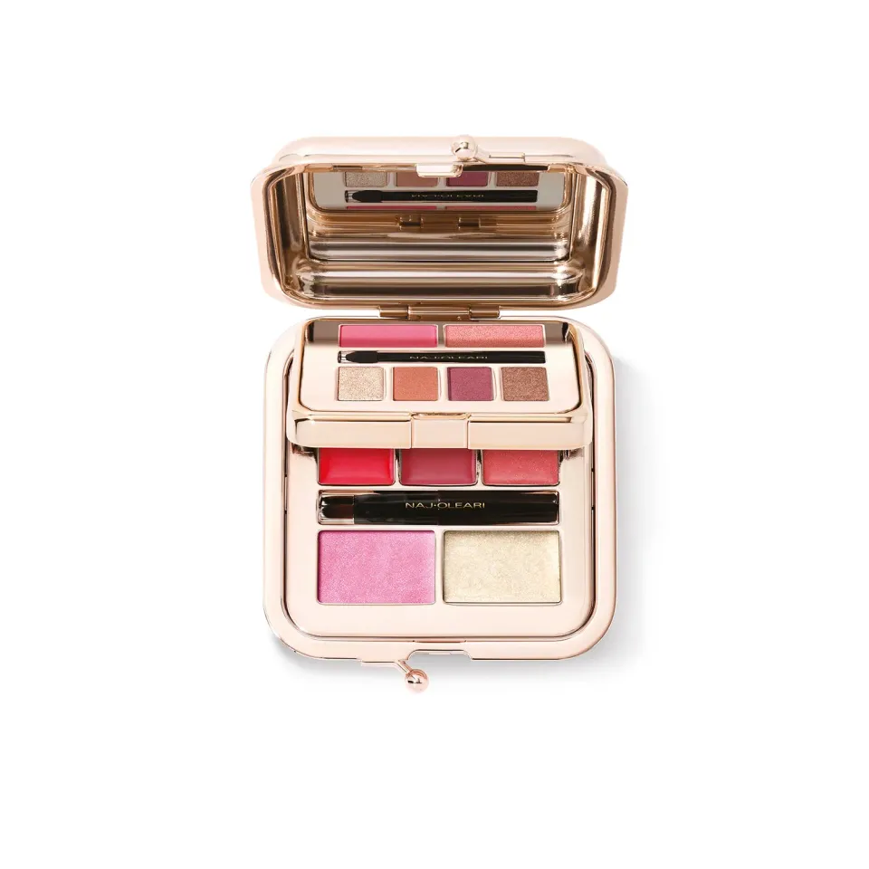 Naj Oleari Beauty Portamonete Verde Acqua palette trucco completo