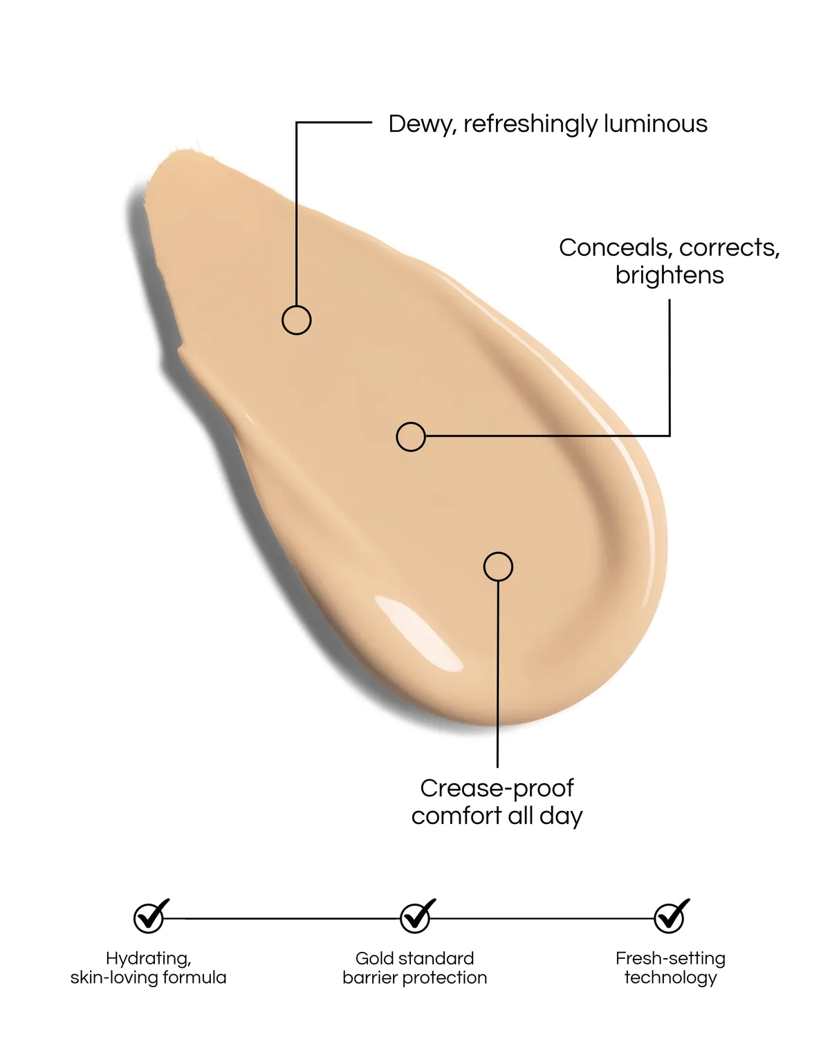 Lisa Eldridge Shade 9 Luminist correttore + pennello viso
