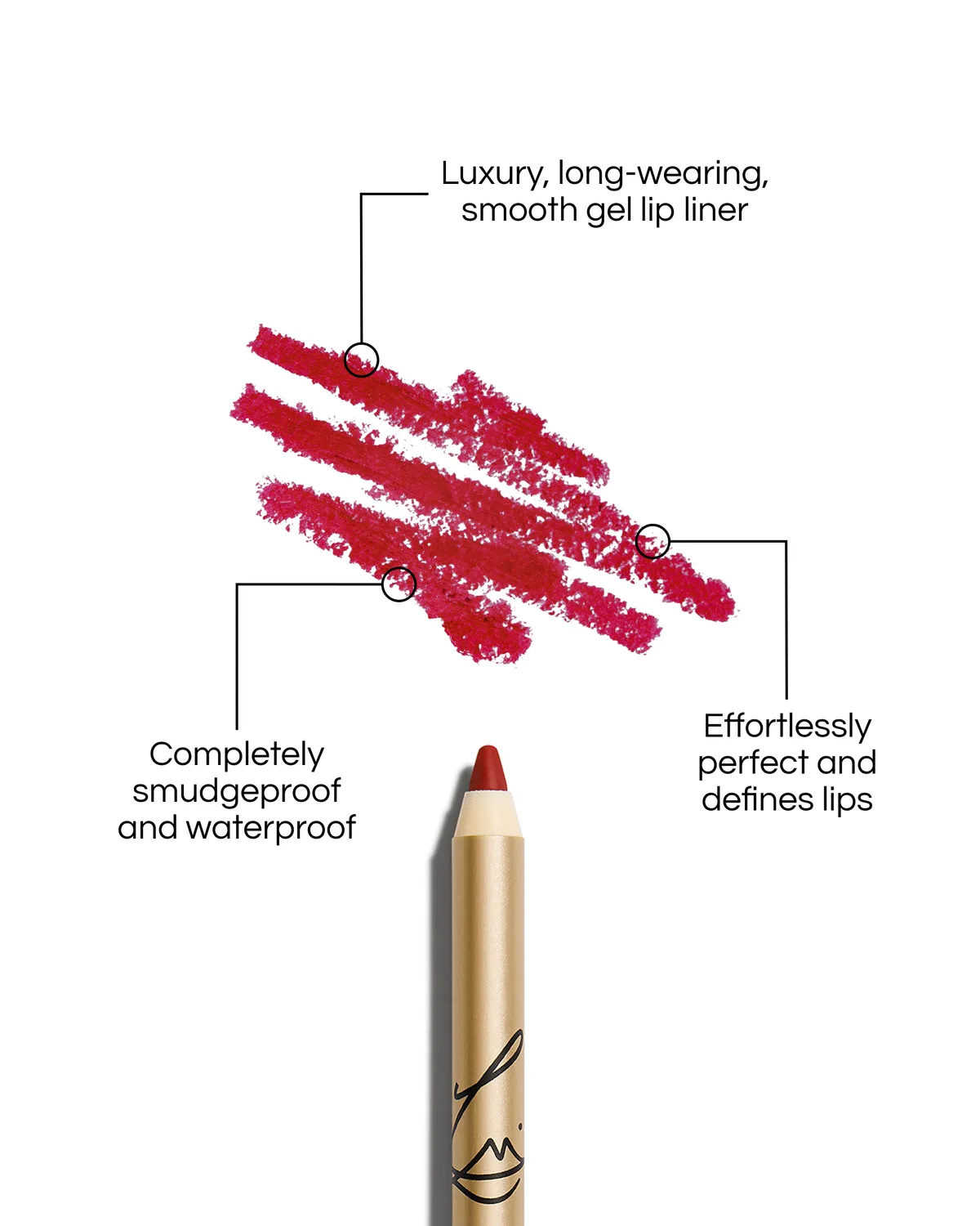 Lisa Eldridge Enhance and Define Duchess matita labbra rossa