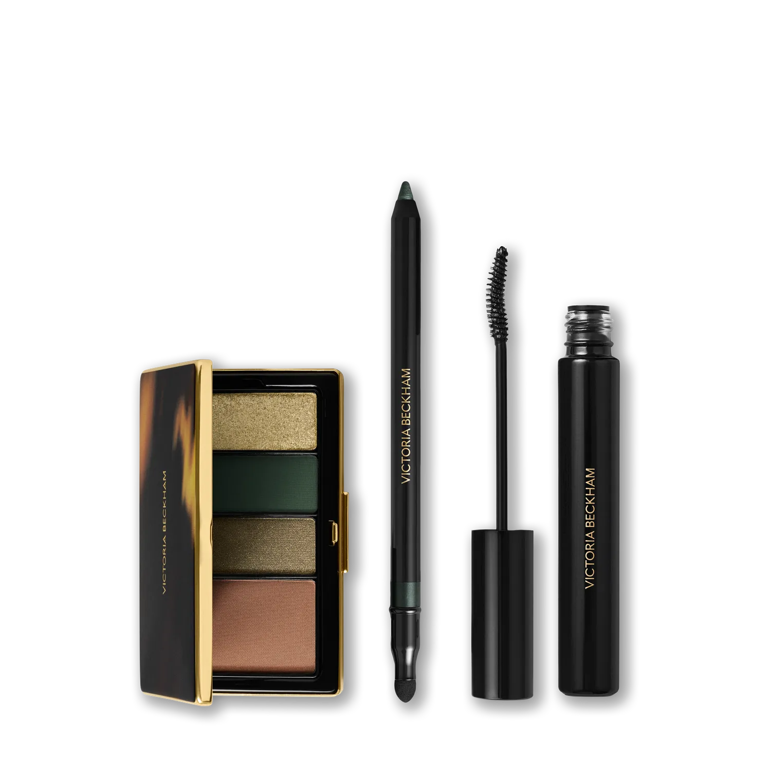 Victoria Beckham Beauty Eye Wardrobe Edit palette + kajal + mascara