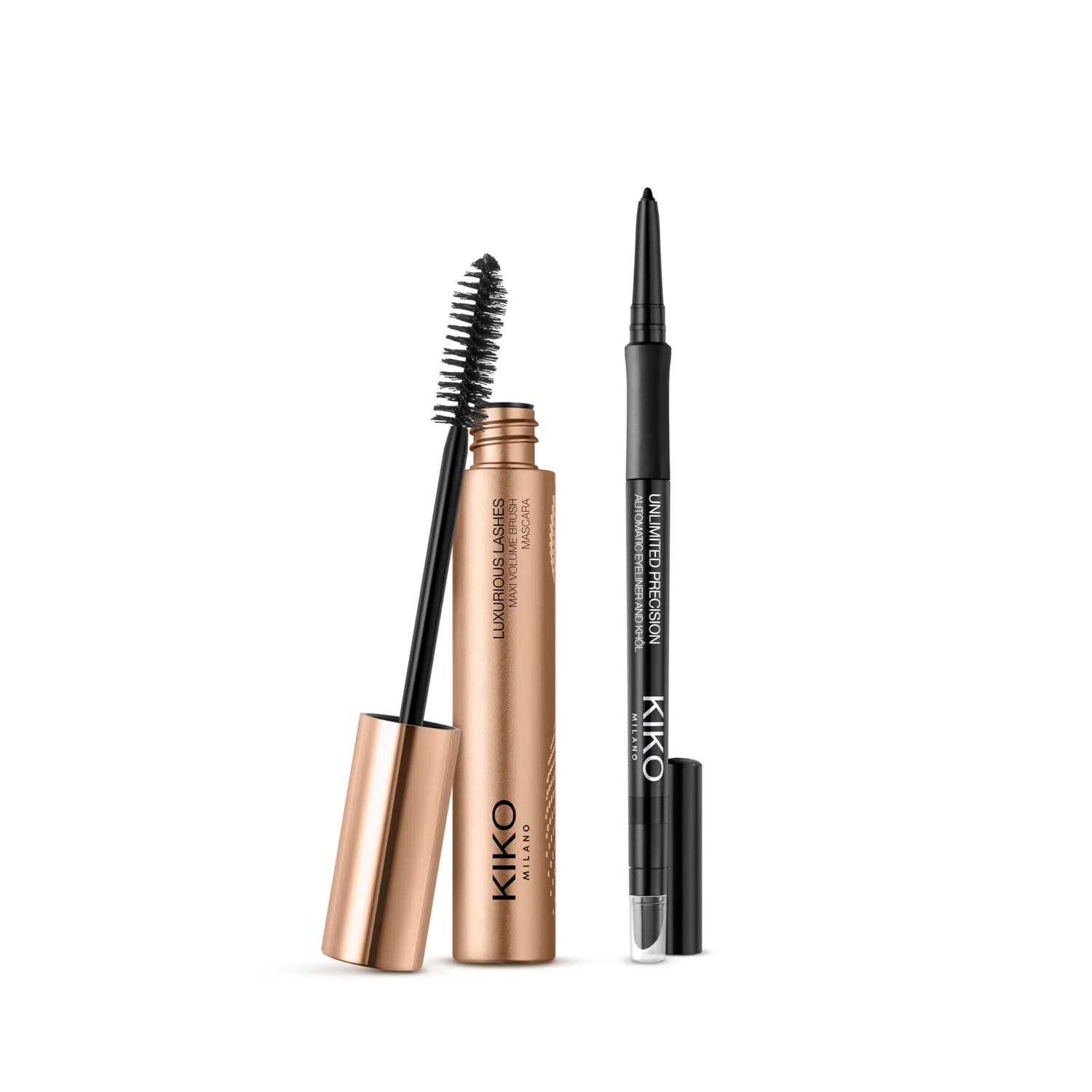 KIKO Luxurious Eye Set mascara + matita occhi nera