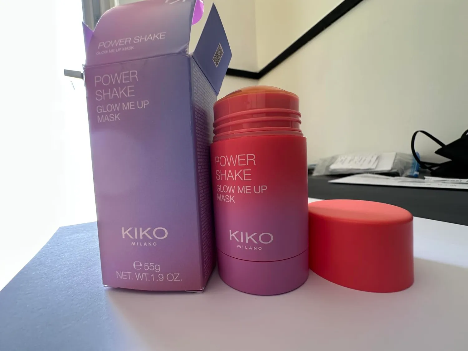 KIKO Power Shake Glow Me Up Mask maschera viso stick luminosa
