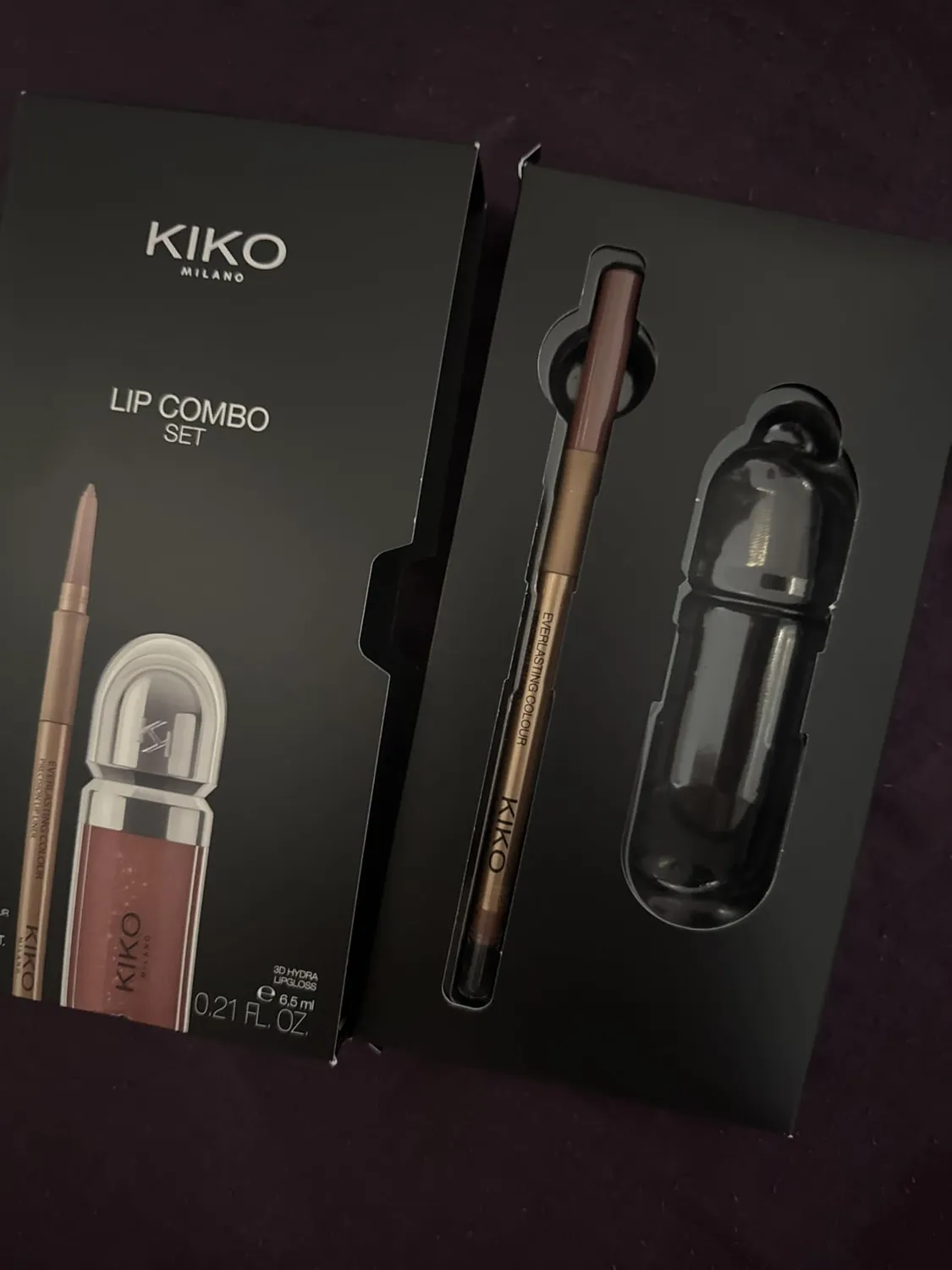 KIKO Lip Combo Set 03 Kit Labbra Gloss e Matita Abbinati