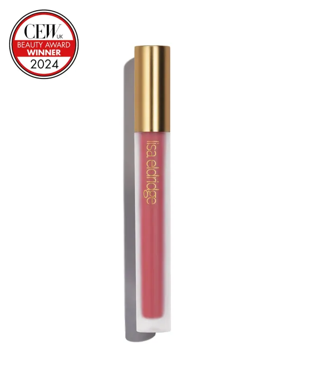 Lisa Eldridge Velveteen Rain rossetto liquido rosa matte