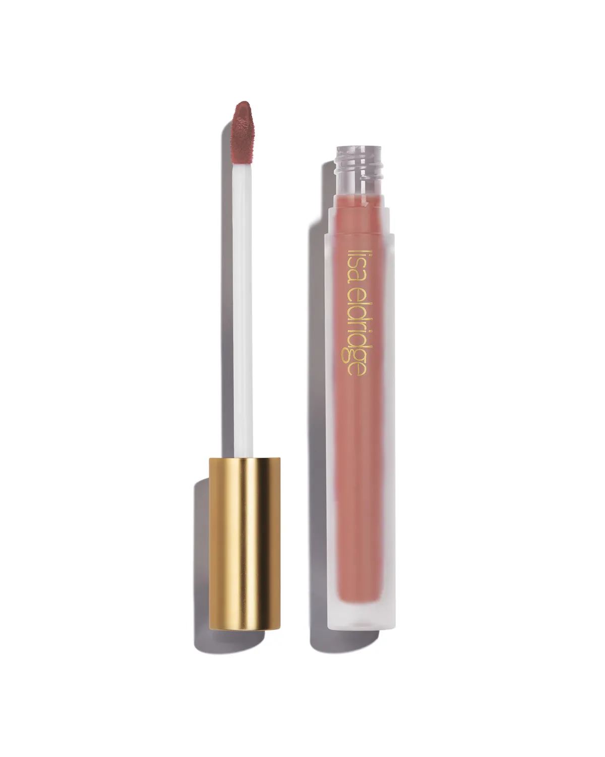 Lisa Eldridge Velveteen Fawn rossetto liquido matte