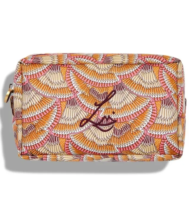 Lisa Eldridge Luxury Beauty Bag pochette Liberty cotone