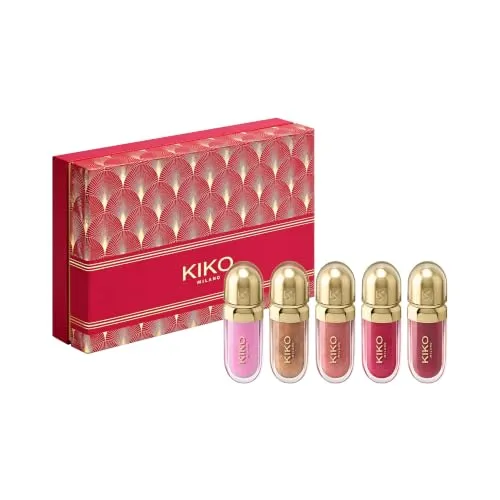 KIKO Twist 'N Twinkle Fabolous 5 mini gloss labbra 5 pezzi idratante