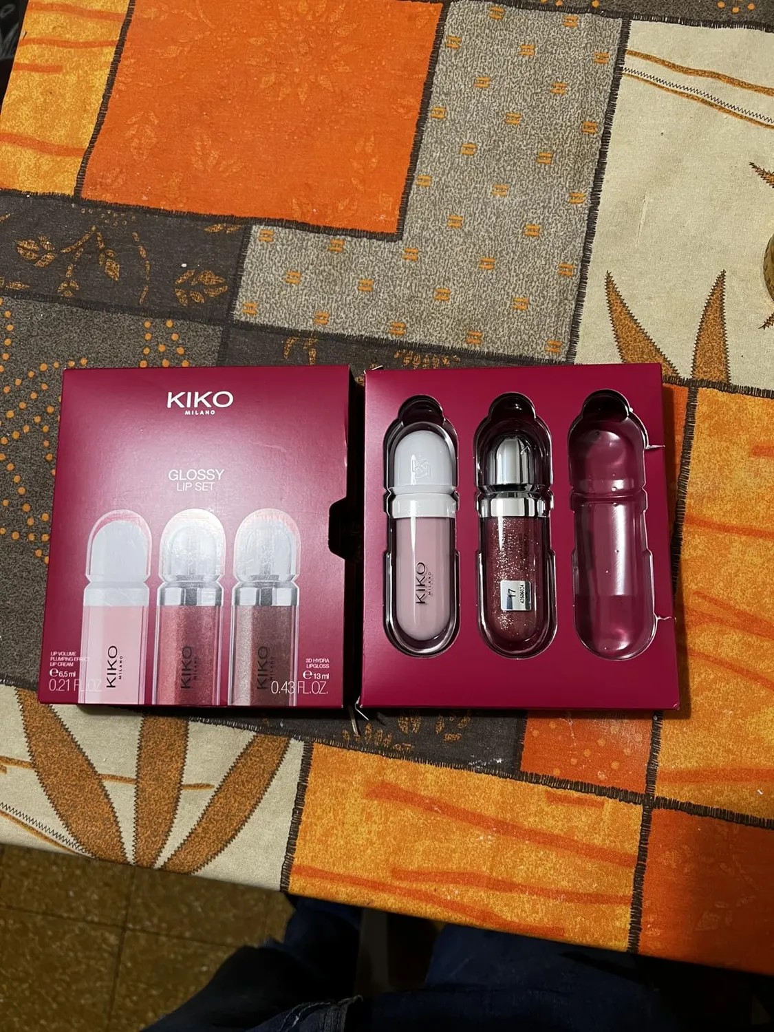 KIKO Glossy Lip Set kit labbra 2 gloss + volume 3 pezzi