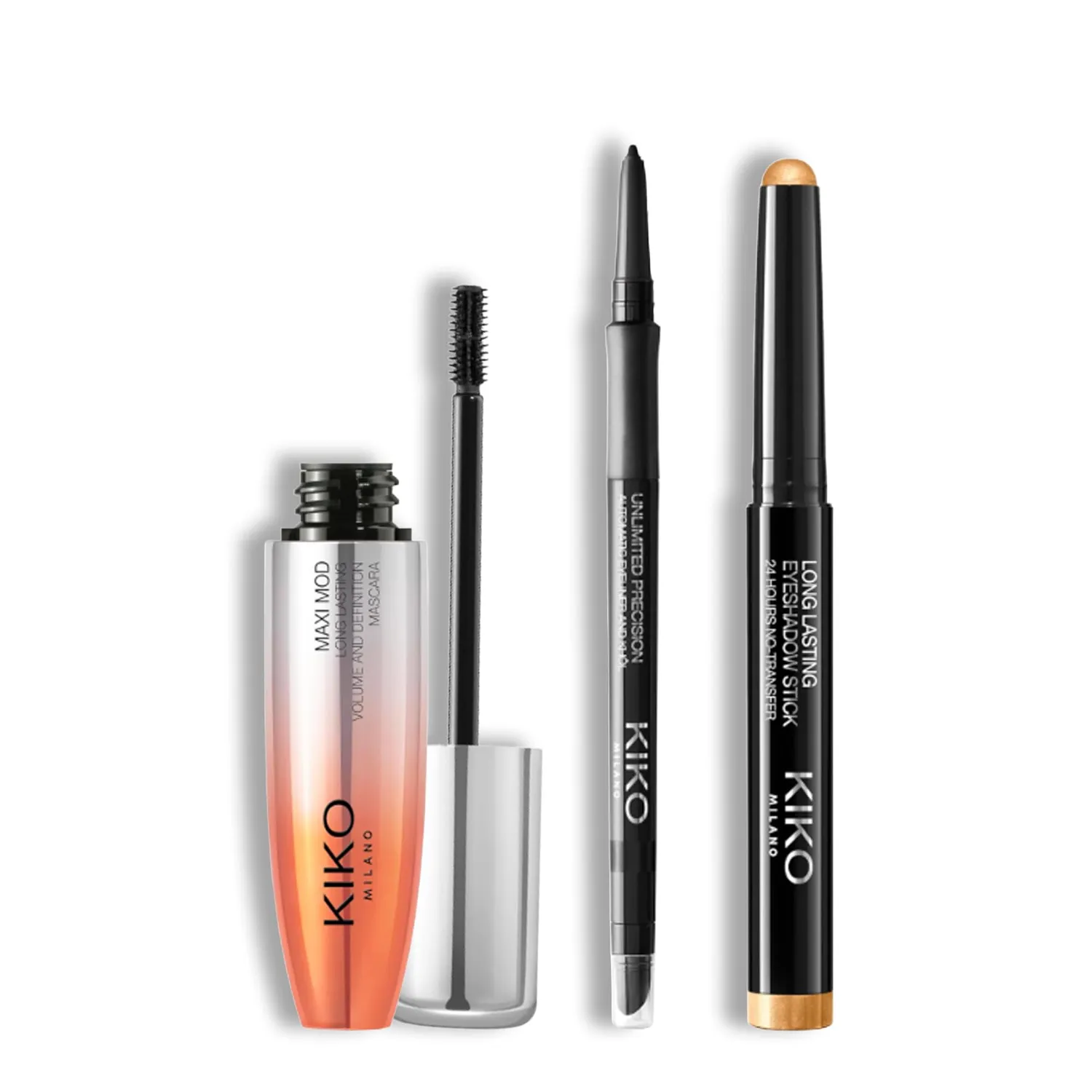 KIKO Long Lasting Colour Eye Set 01 kit 3 ombretti stick 24H