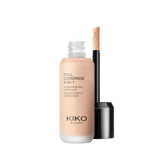 KIKO Full Coverage 2-in-1 fondotinta e correttore NR10 alta coprenza