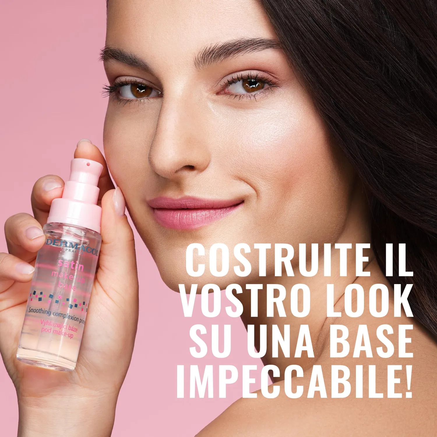 Dermacol Satin Make-up Base 30 ml primer viso opacizzante