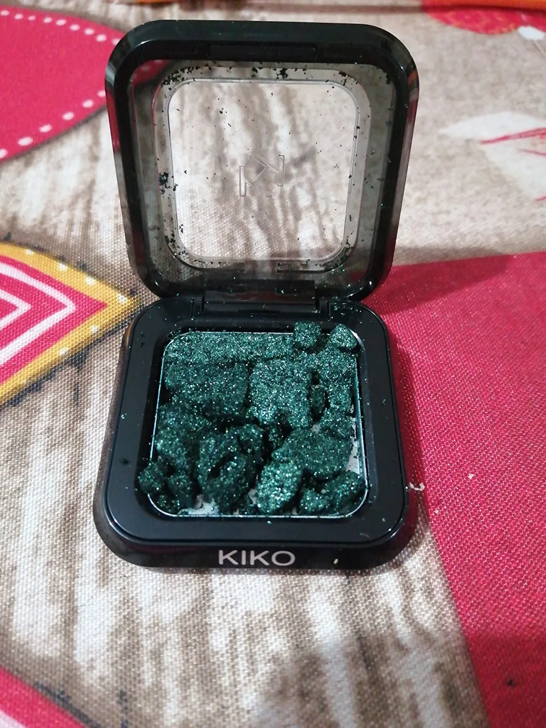 KIKO Glitter Shower Eyeshadow 12 ombretto glitter blu mare