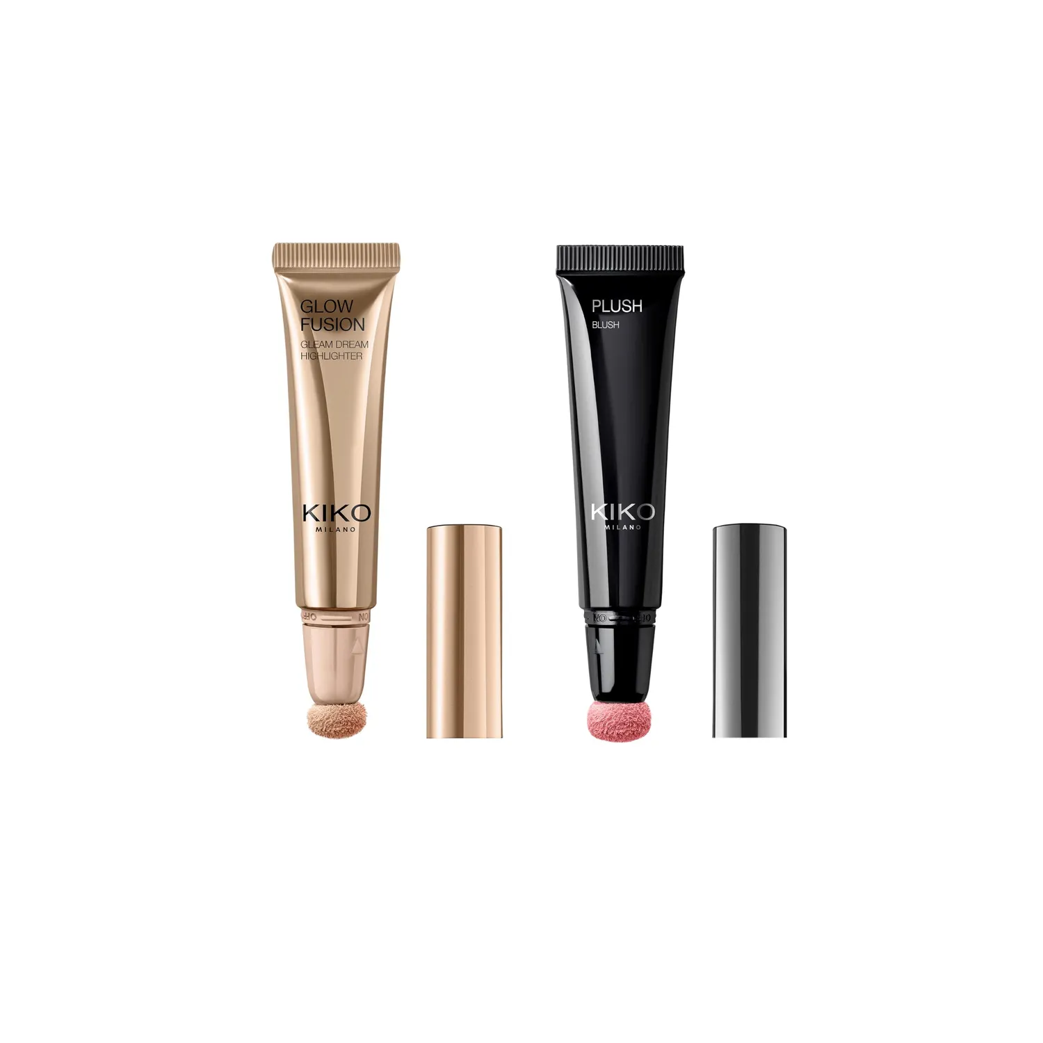 KIKO Twist 'N Twinkle Cheeky Gleam set viso blush illuminante cushion