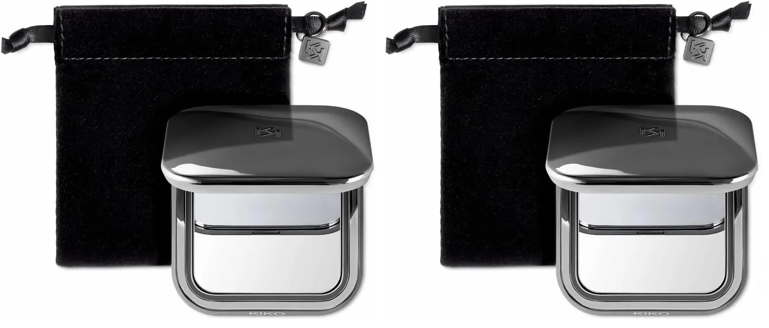 KIKO Mirror & Sponge Cover spugnette trucco con specchio 2 pz