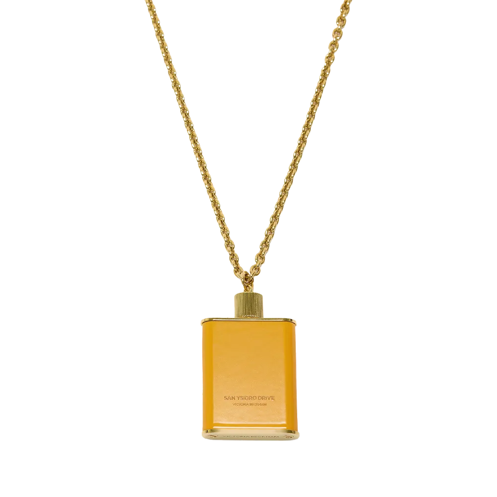 Victoria Beckham Beauty San Ysidro Drive collana portaprofumo oro