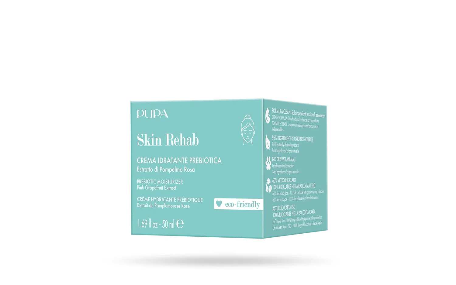 Pupa Skin Rehab crema viso idratante prebiotica 50 ml