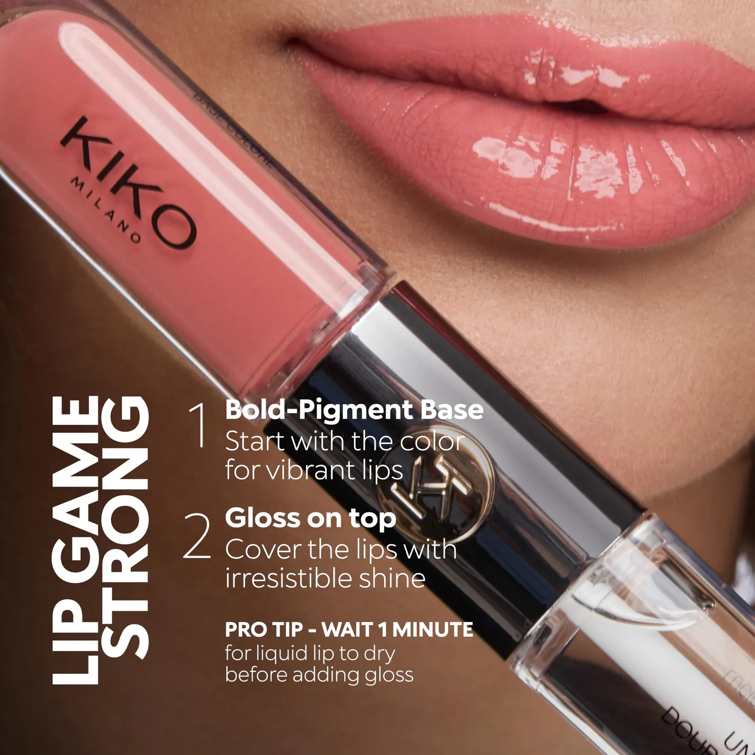 KIKO Unlimited Double Touch 120 Rossetto Rosy Mauve