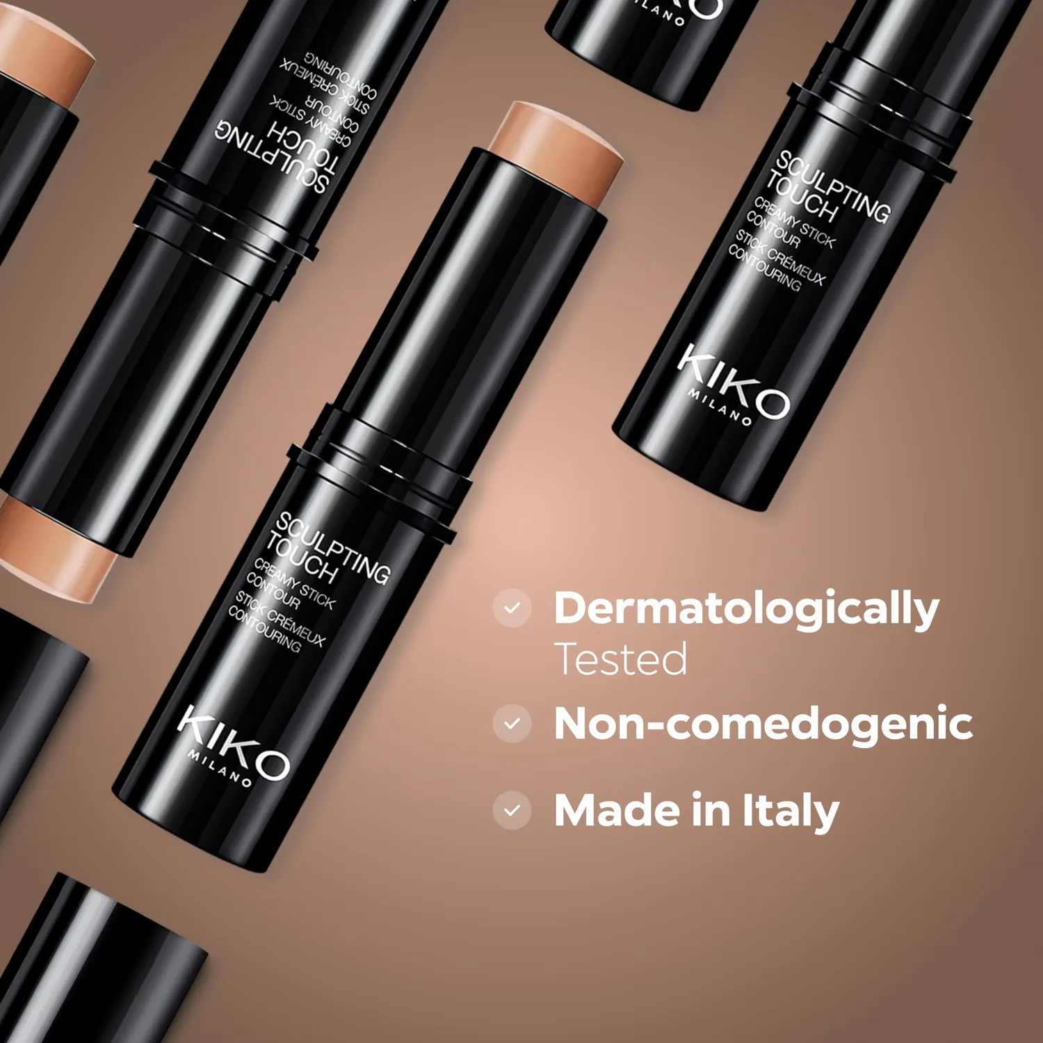 KIKO Sculpting Touch Creamy Stick Contour 201 stick viso mat 201
