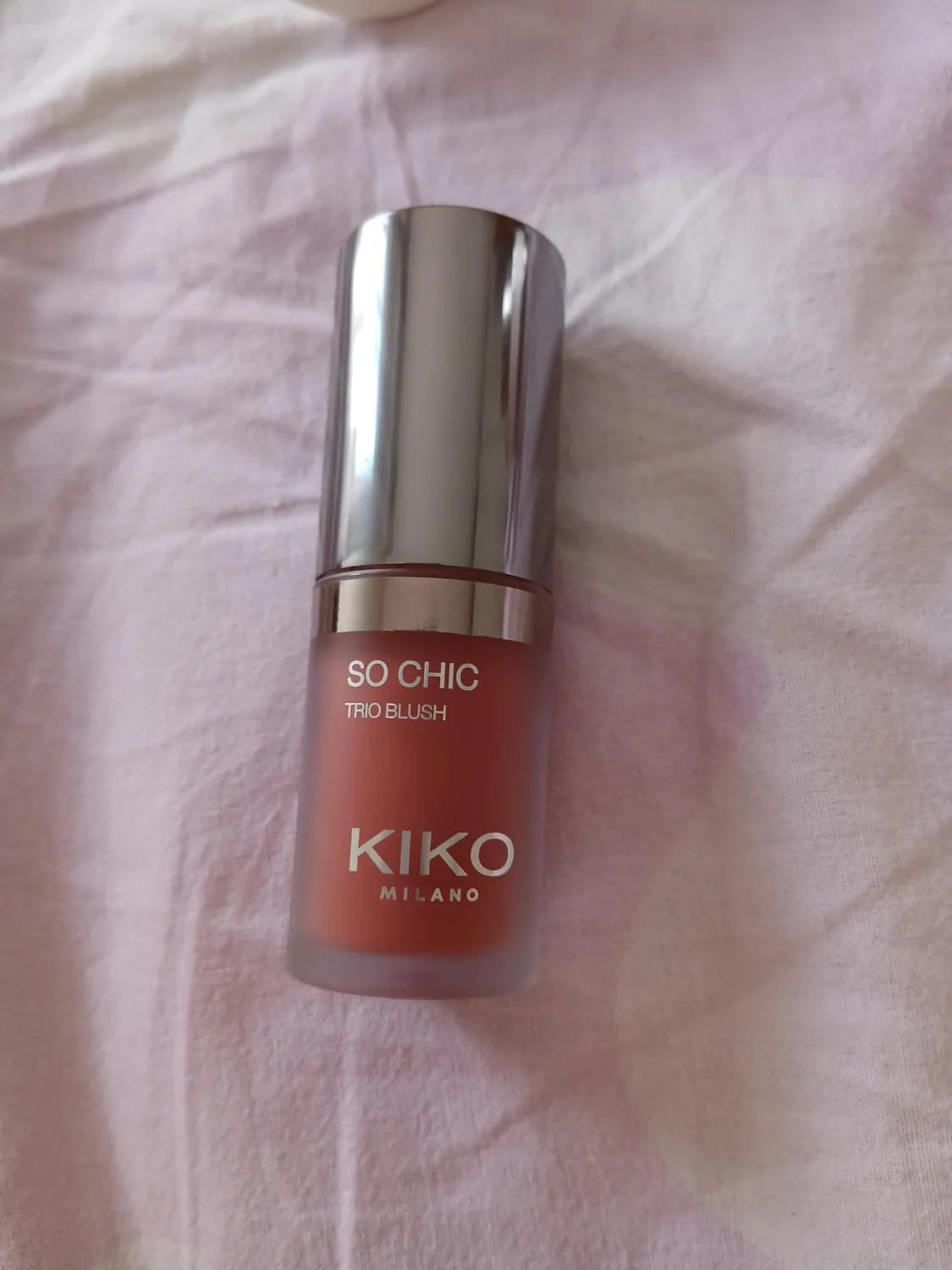 KIKO Milano So Chic Trio Blush 02 Velvet Peach matte 8h