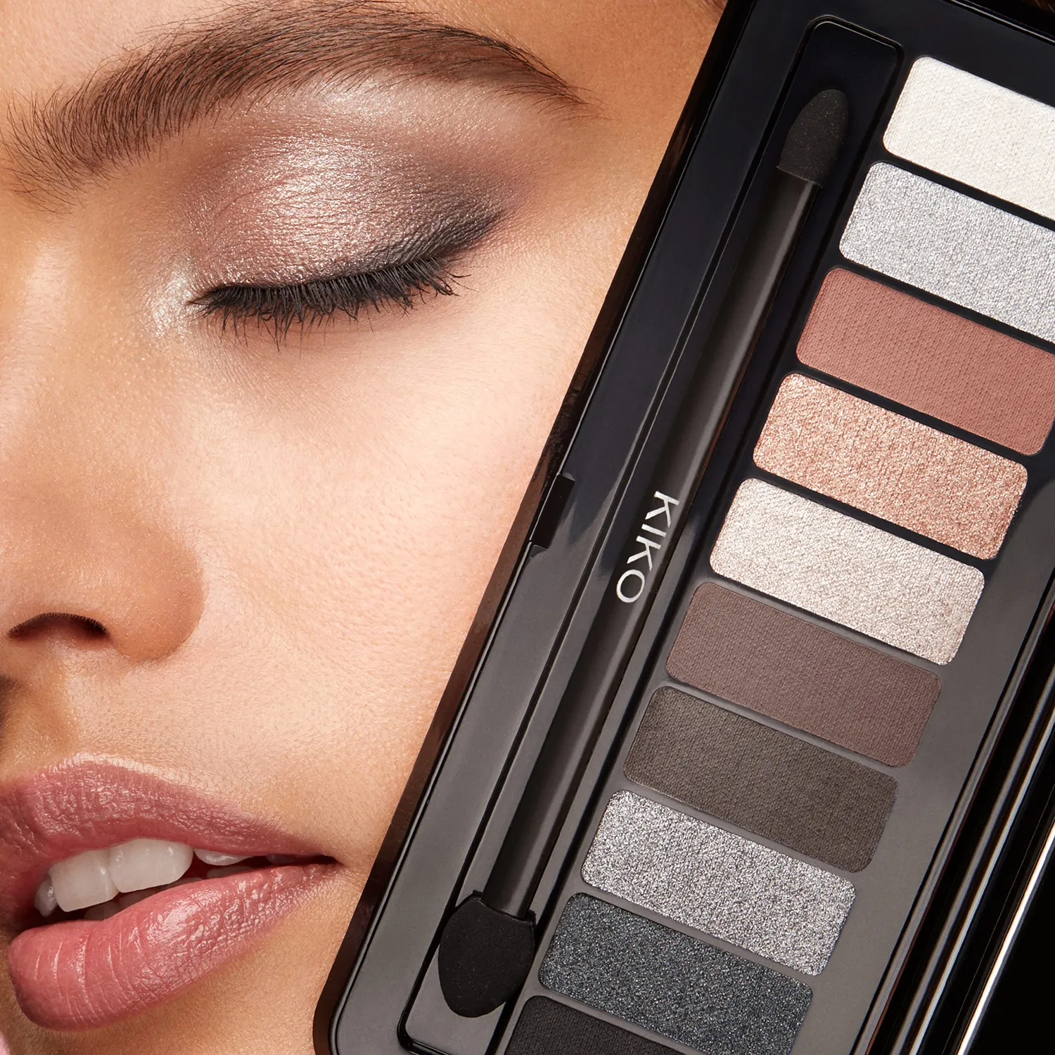 KIKO Soft Nude Eyeshadow Palette 03 palette 10 ombretti nude