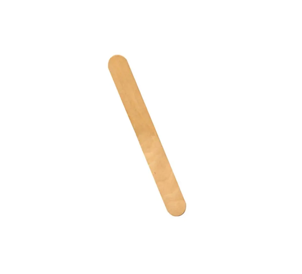Miss W Pro spatoline monouso 18 cm legno 100 pezzi neutre