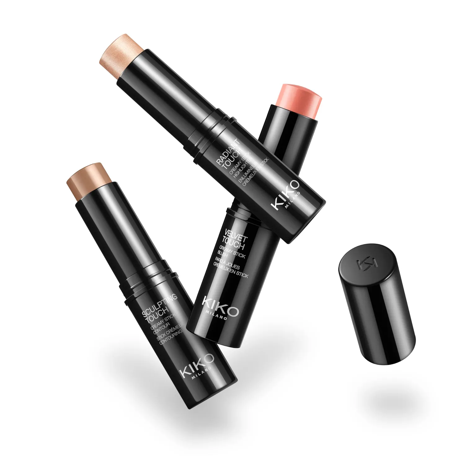 KIKO Contouring Face Set 01 kit viso 3 stick fard contorno luce