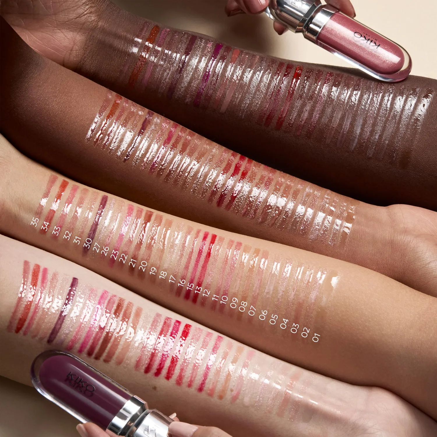 KIKO 3D Hydra 17 Pearly Mauve gloss volumizzante