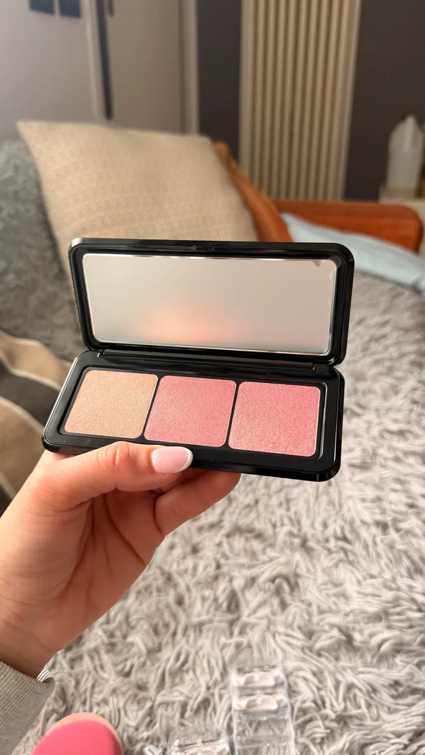KIKO Multi Finish Trio 02 Mauve palette viso blush bronzer