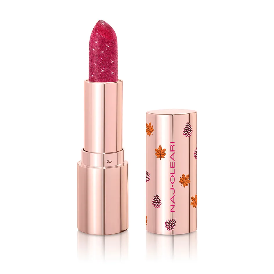 Naj Oleari Stardust Glitter Lipstick 01 Sparkling Nude