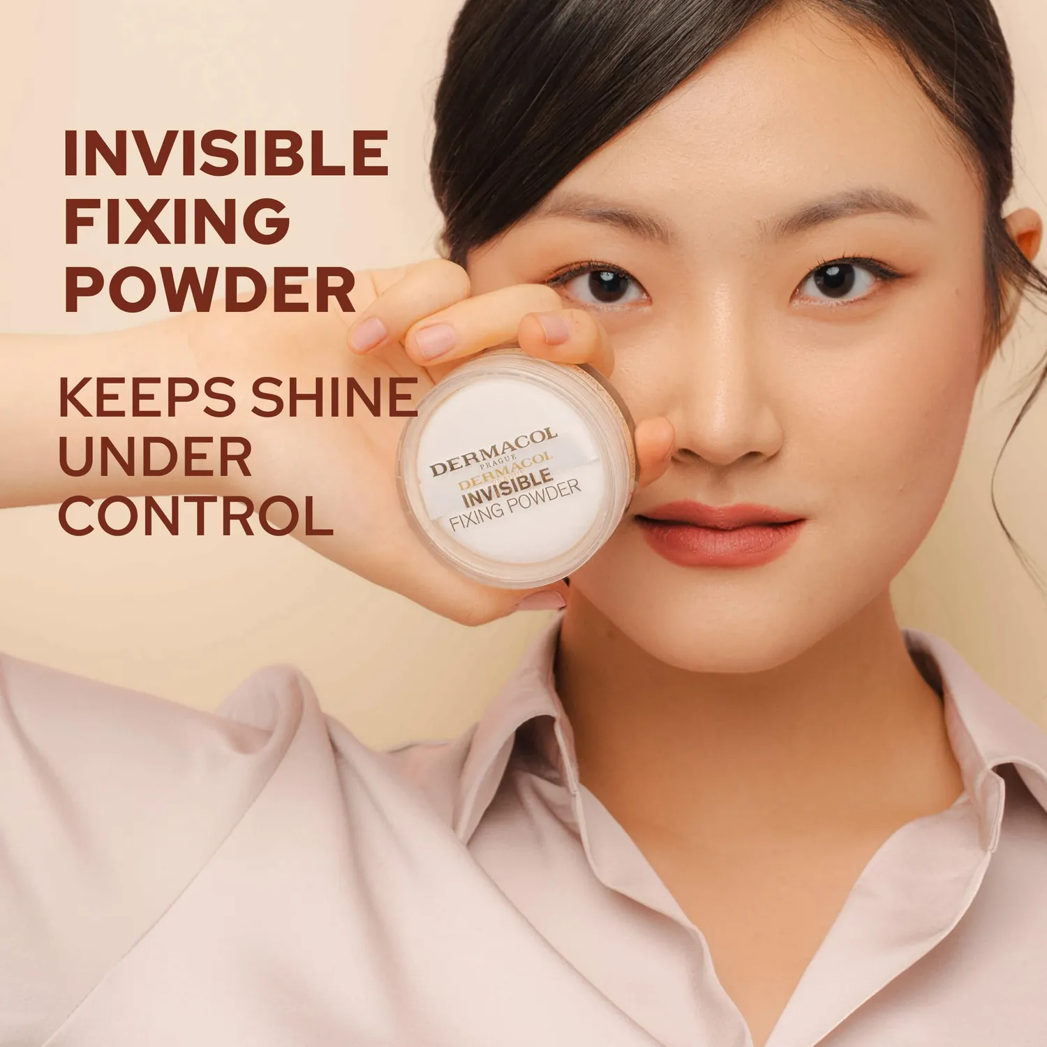 Dermacol Invisible Fixing cipria Natural 13g opaca