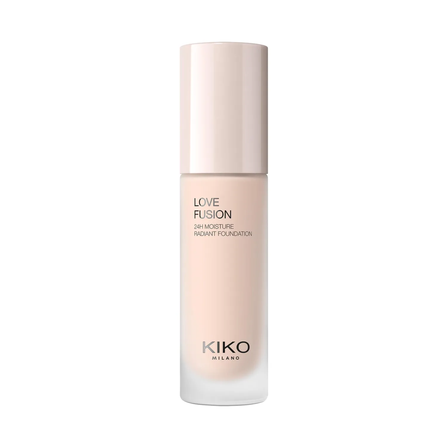 KIKO Love Fusion 24H Moisture Radiant Foundation Fondotinta 0NR luminoso