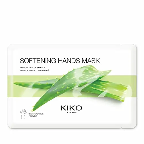 KIKO Softening Hands Mask maschera mani aloe monouso