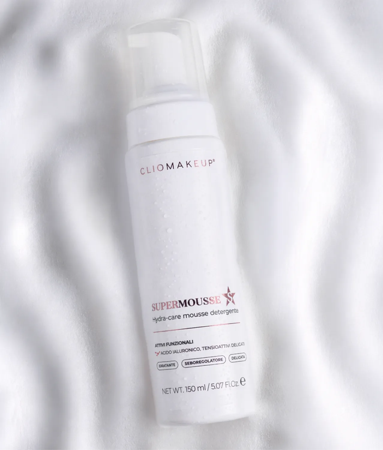 ClioMakeUp SuperMousse Cotton Clean mousse detergente idratante