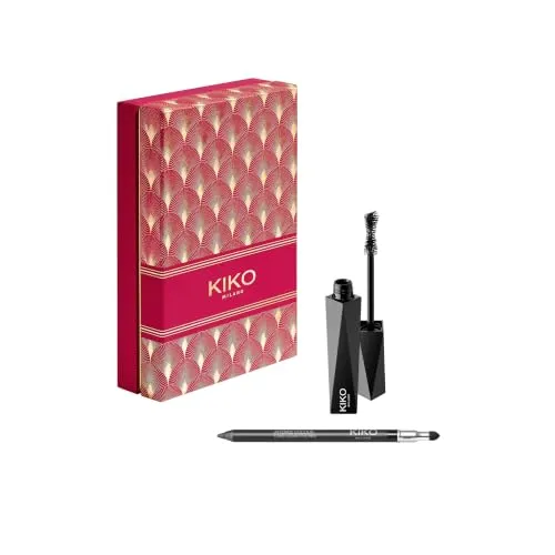 KIKO Twist 'N Twinkle Midnight Glaze set occhi 2 pezzi nero waterproof