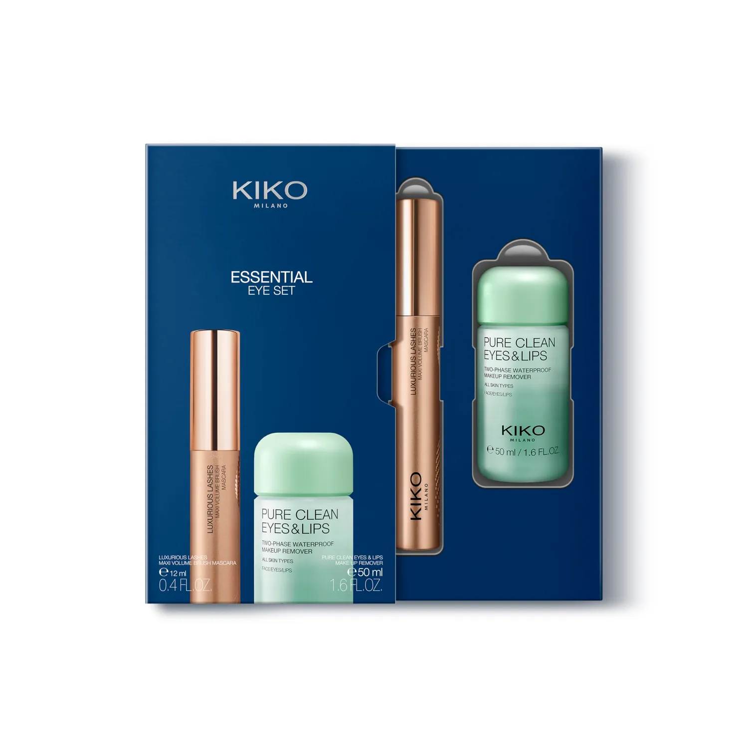 KIKO Milano Essential Eye Set kit trucco mascara struccante