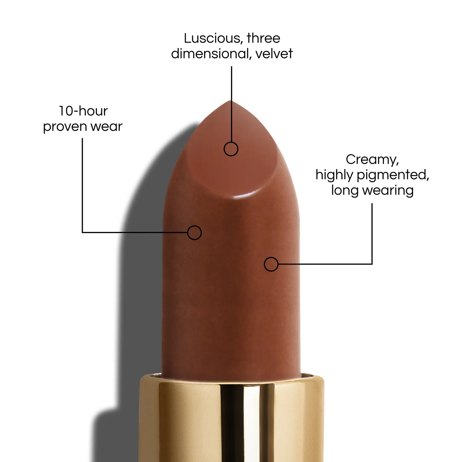 Lisa Eldridge True Velvet Velvet Affair rossetto marrone