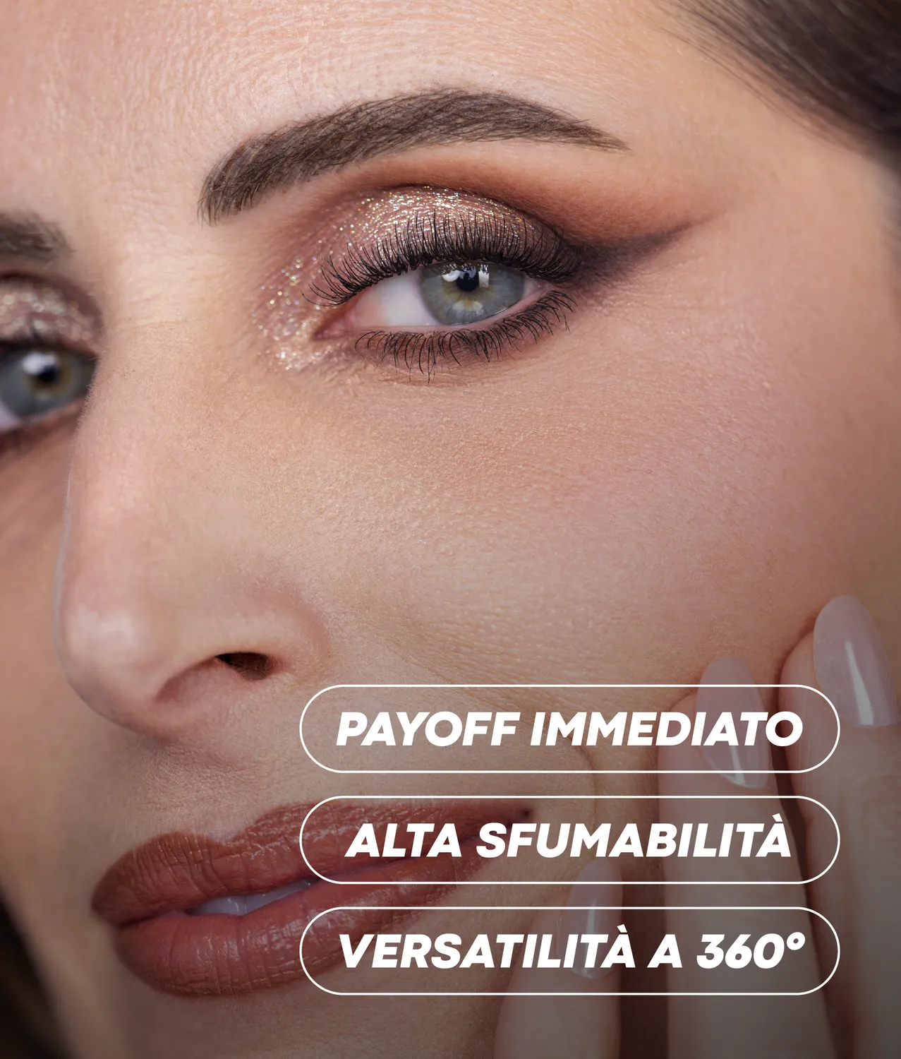 ClioMakeUp 360Flip palette occhi 8 colori matte shimmer